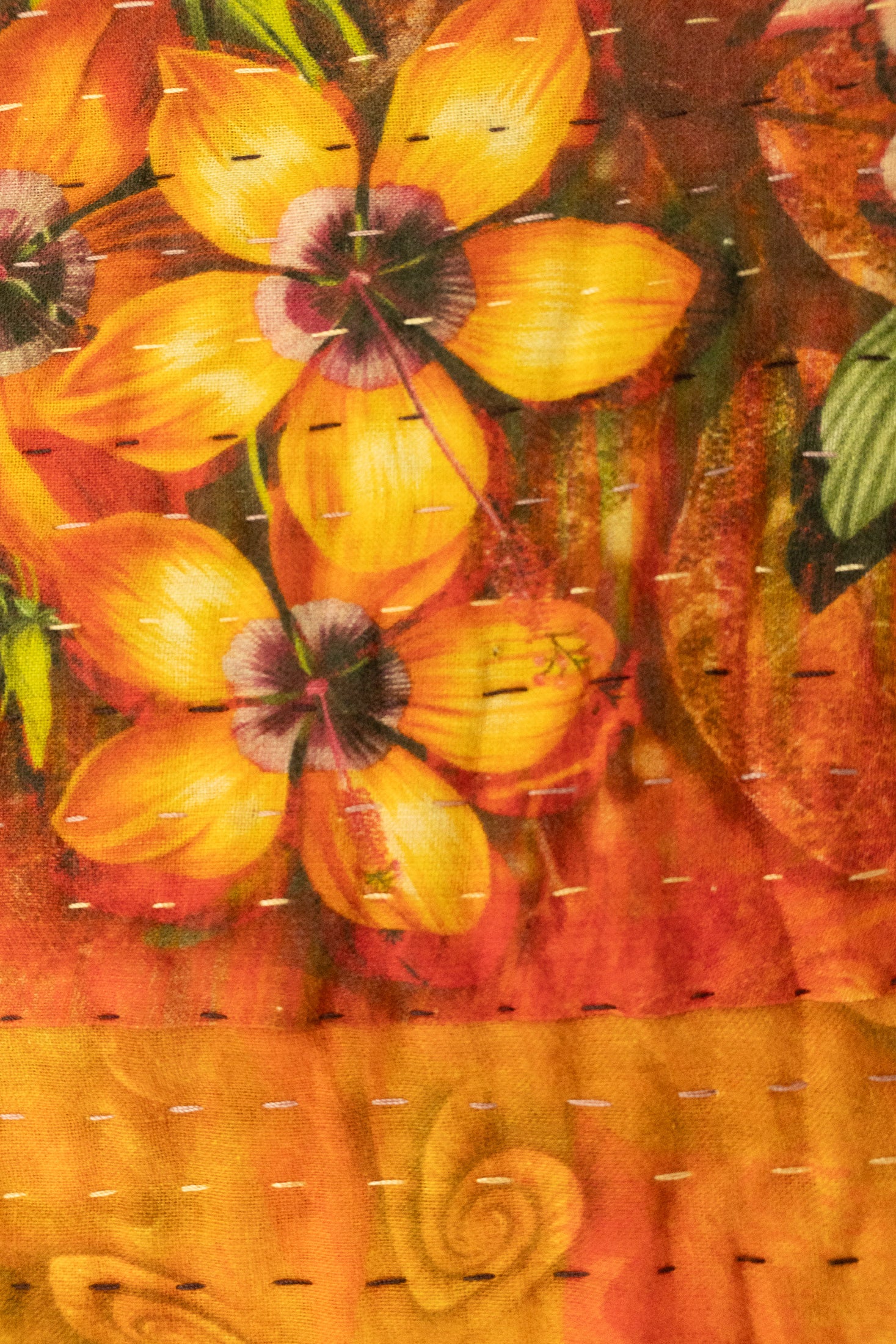 Cherish No. 4 Mini Kantha Blanket