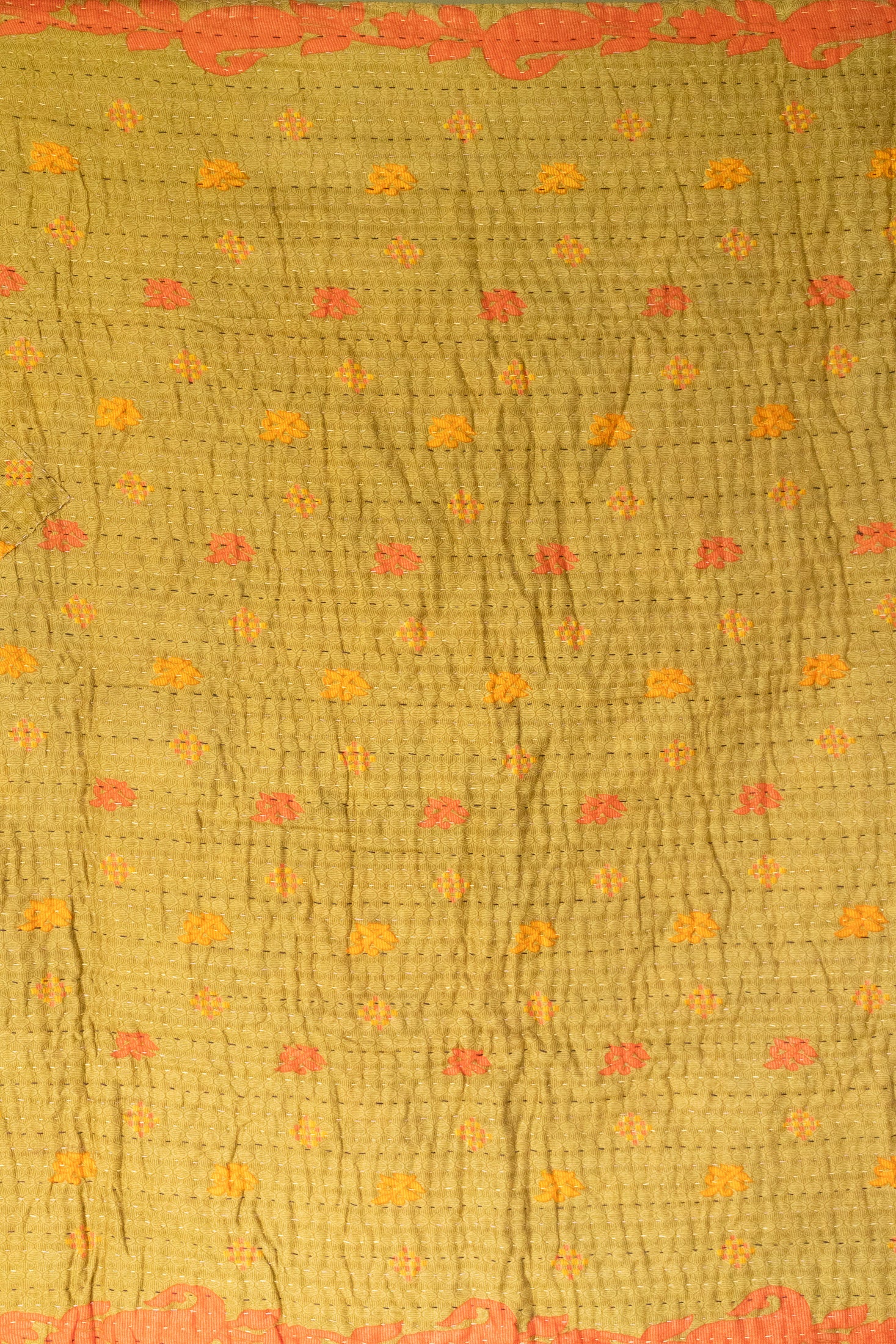 Cherish No. 4 Mini Kantha Blanket