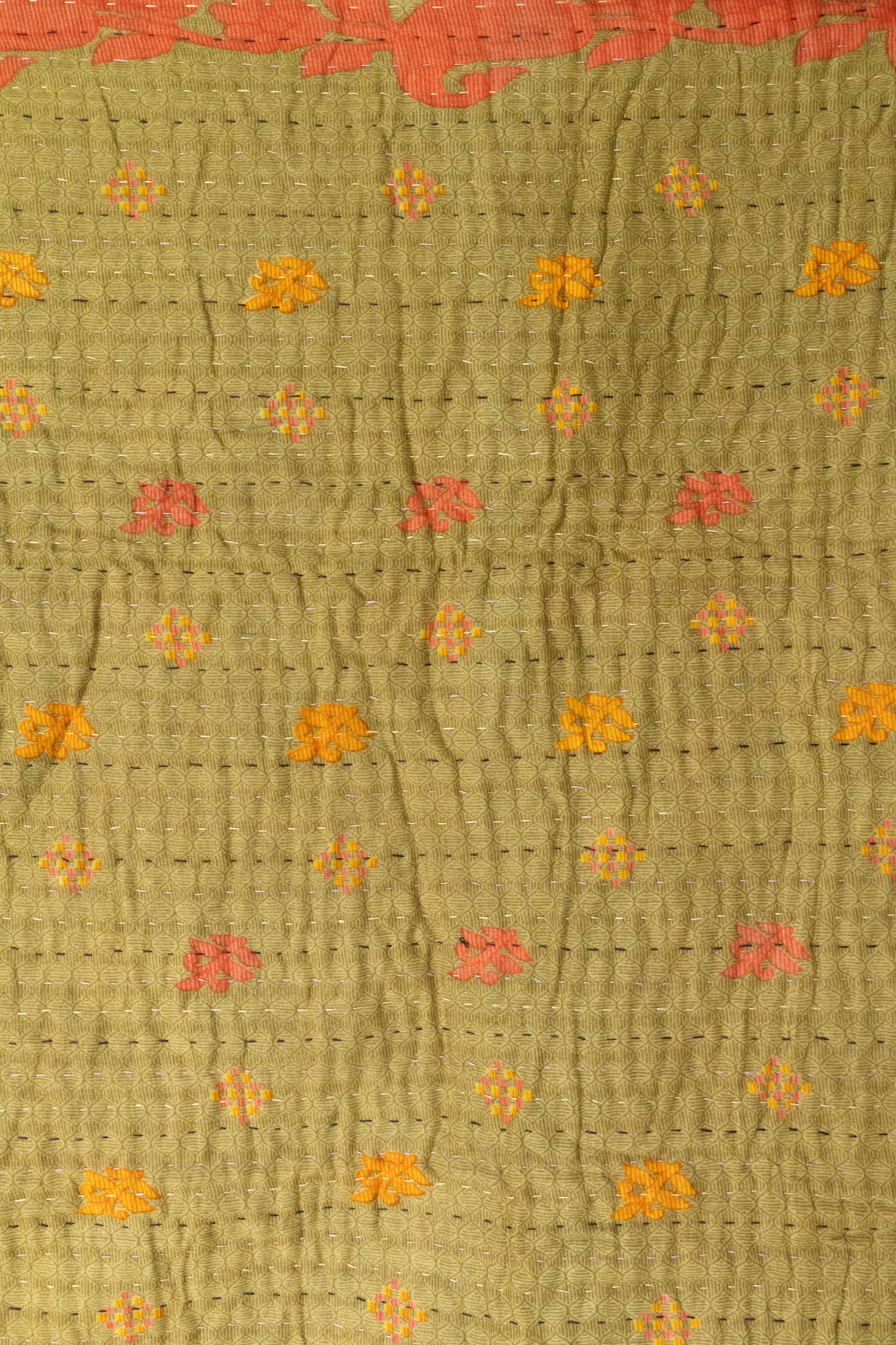 Cherish No. 4 Mini Kantha Blanket