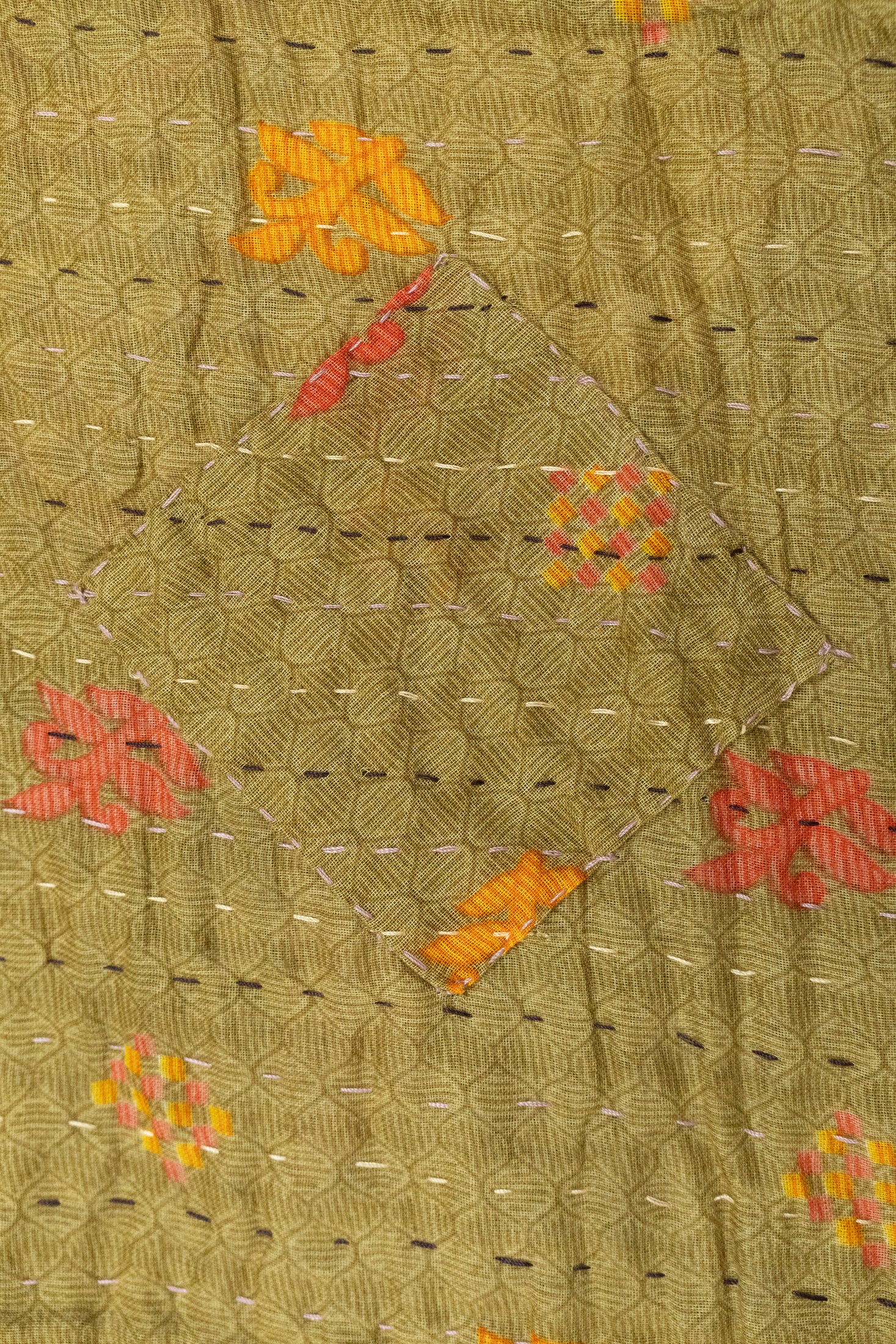 Cherish No. 4 Mini Kantha Blanket