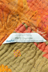 Cherish No. 4 Mini Kantha Blanket
