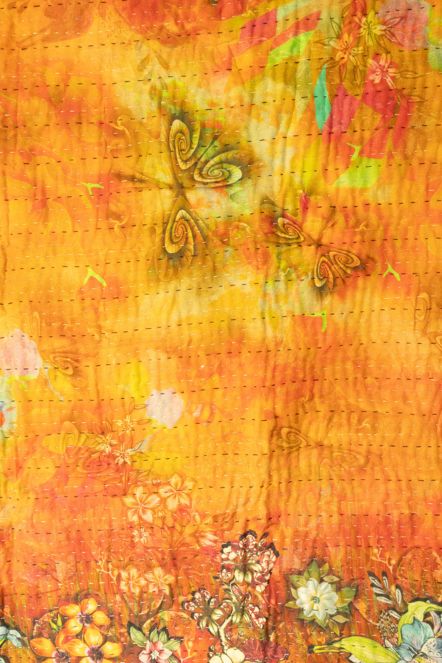 Cherish No. 4 Mini Kantha Blanket
