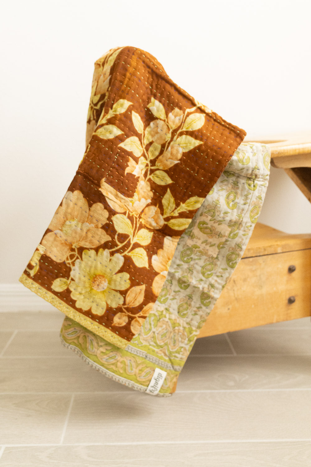 Cherish No. 5 Kantha Baby Blanket