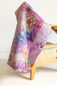 Cherish No. 1 Mini Kantha Blanket