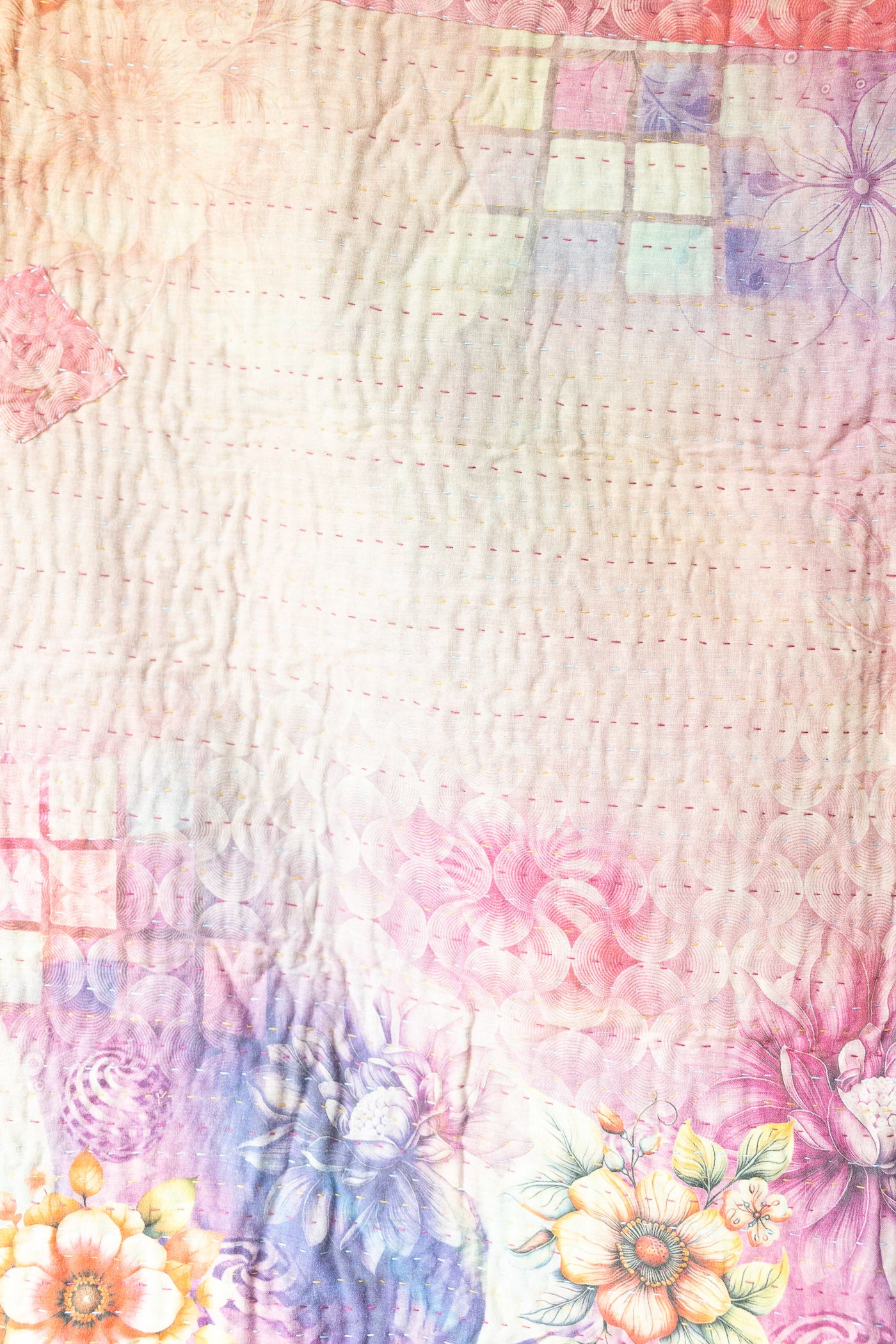 Cherish No. 1 Mini Kantha Blanket
