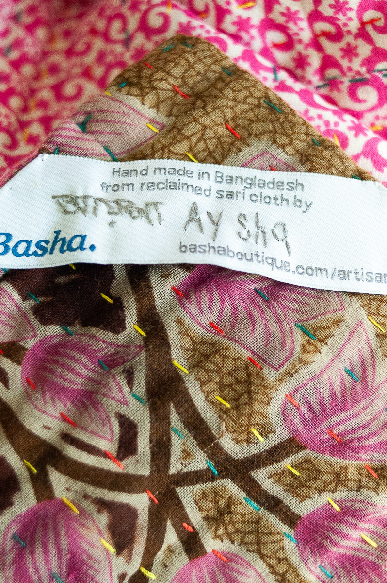 Cherish No. 1 Kantha Baby Blanket