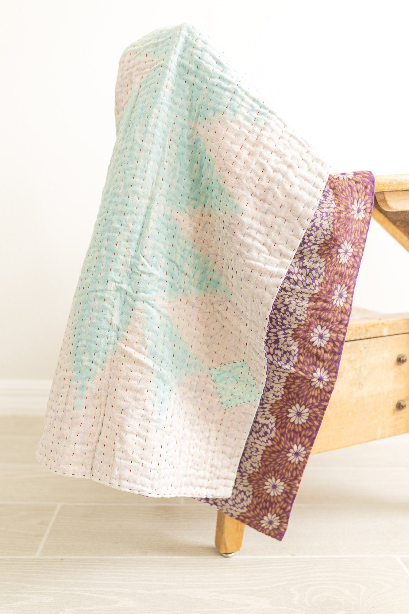dignify Kantha Baby Blanket Quilt