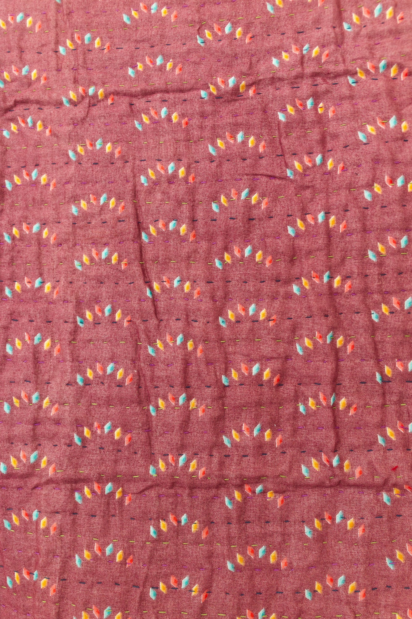 Cherish No. 4 Kantha Baby Blanket