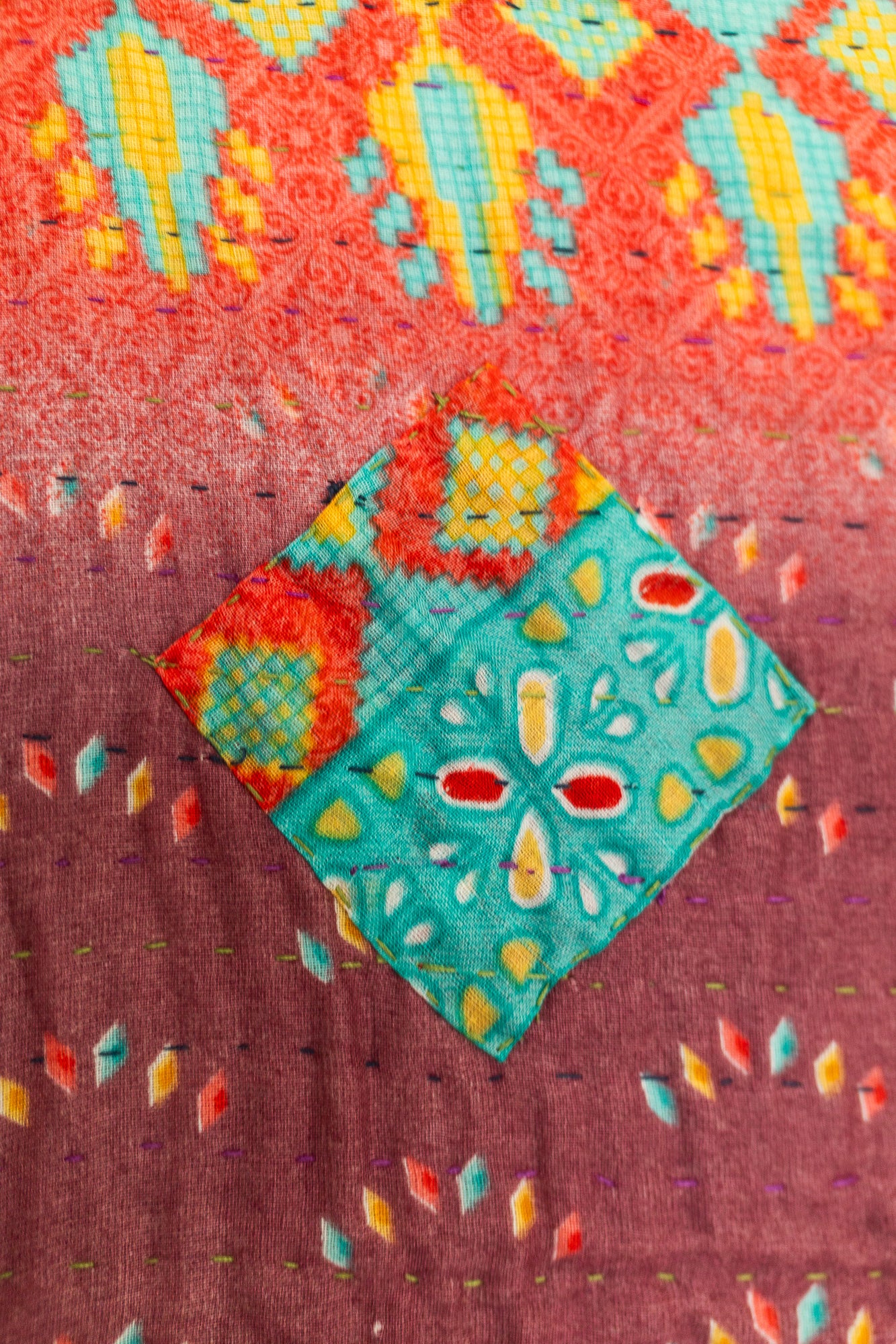 Cherish No. 4 Kantha Baby Blanket
