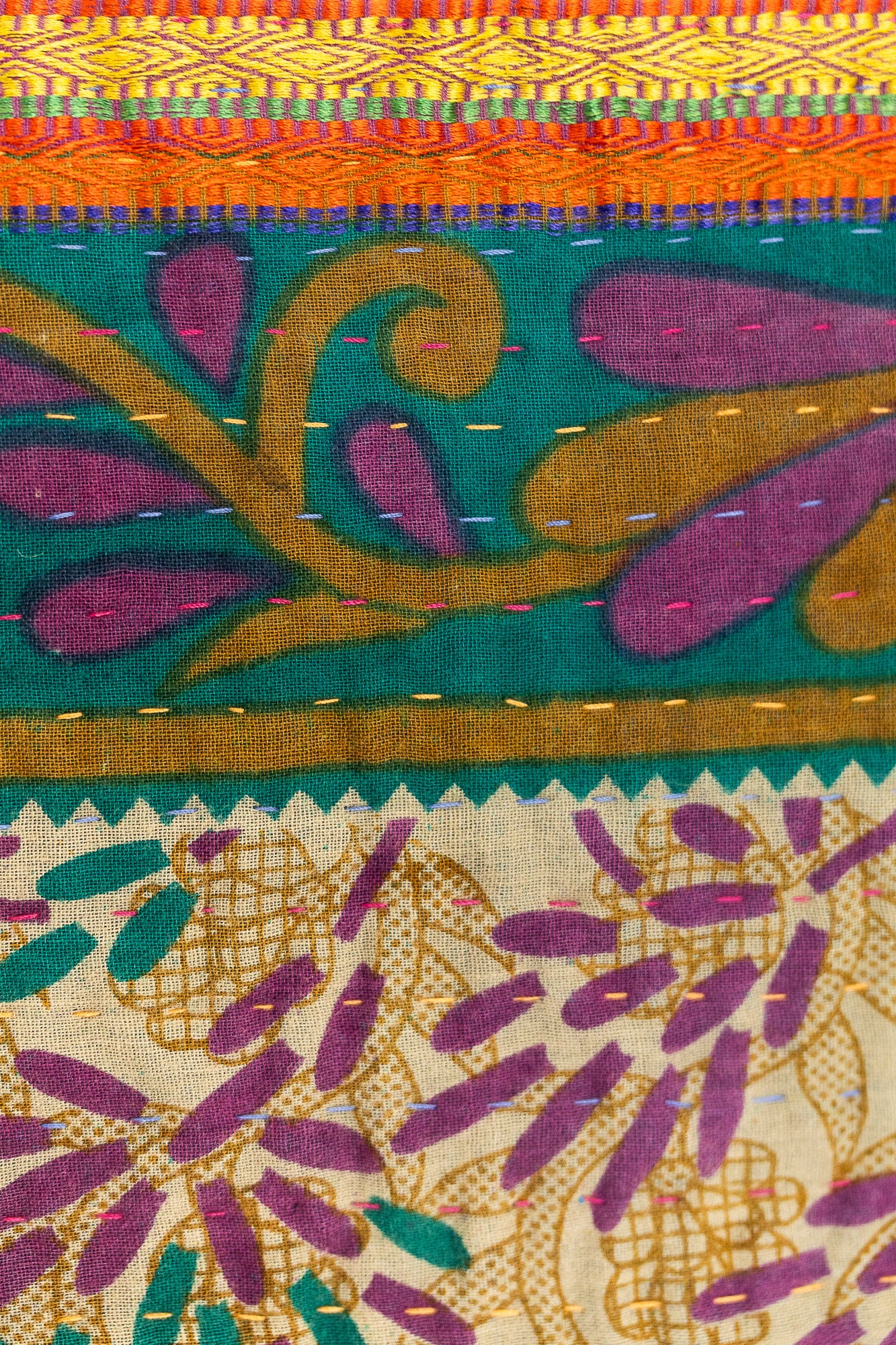 Cherish No. 6 Kantha Baby Blanket