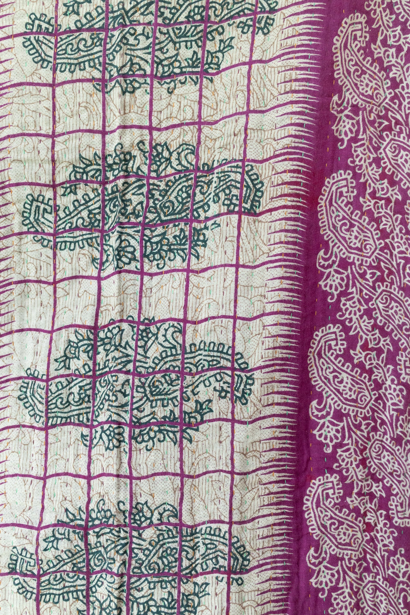 Cherish No. 7 Mini Kantha Blanket