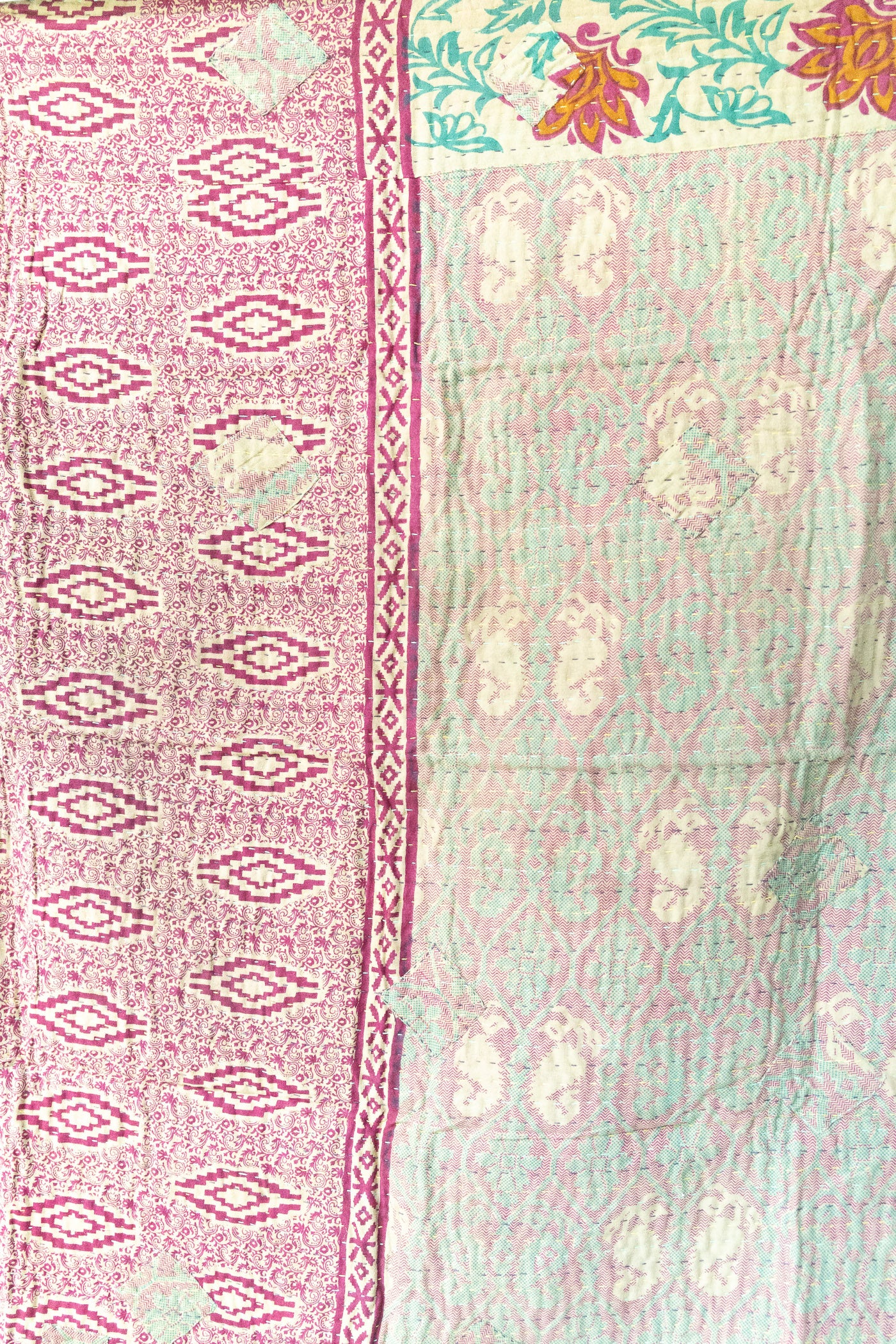 Cherish No. 8 Mini Kantha Blanket