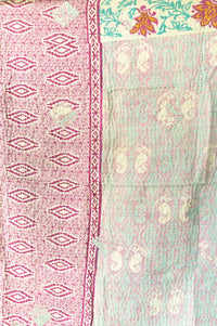 Cherish No. 8 Mini Kantha Blanket