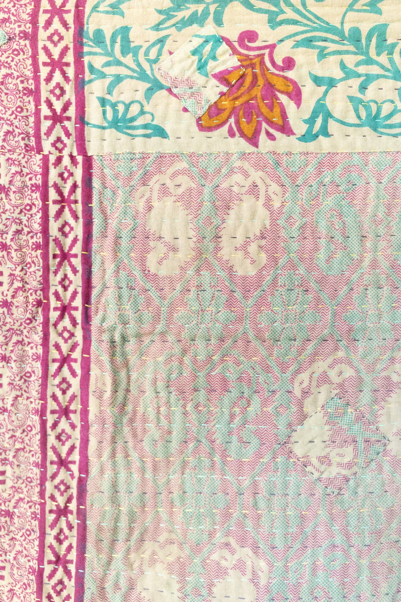 Cherish No. 8 Mini Kantha Blanket
