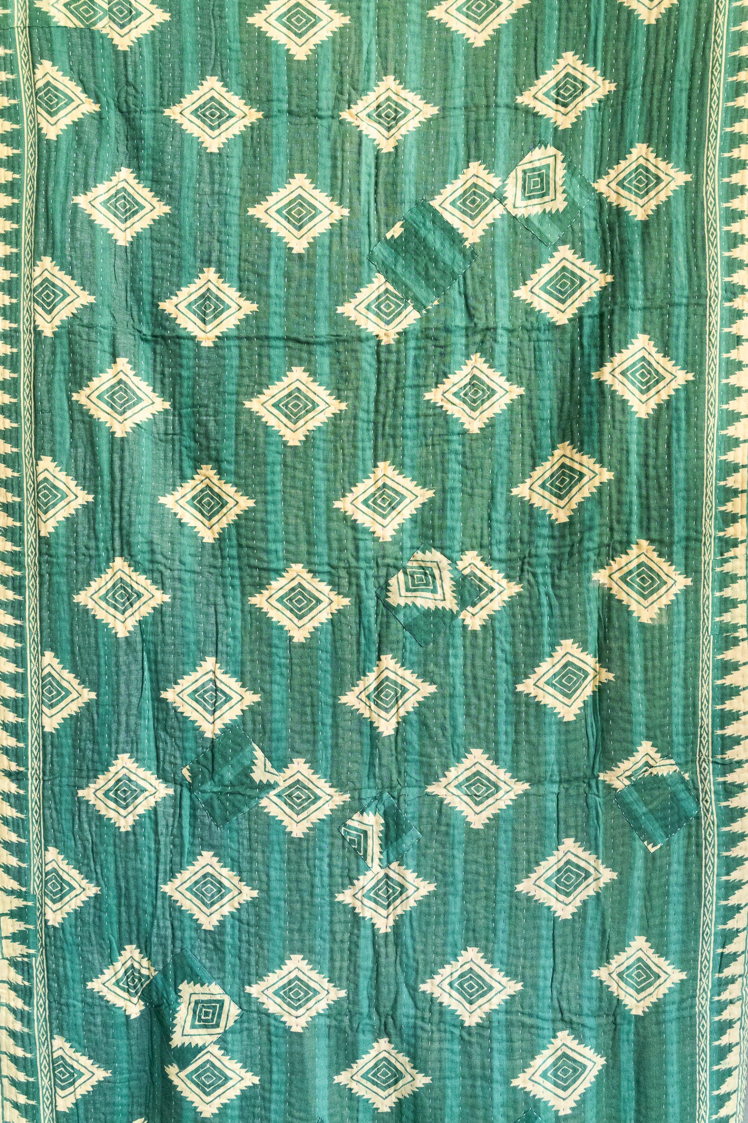 Chestnut Holiday Kantha Blanket
