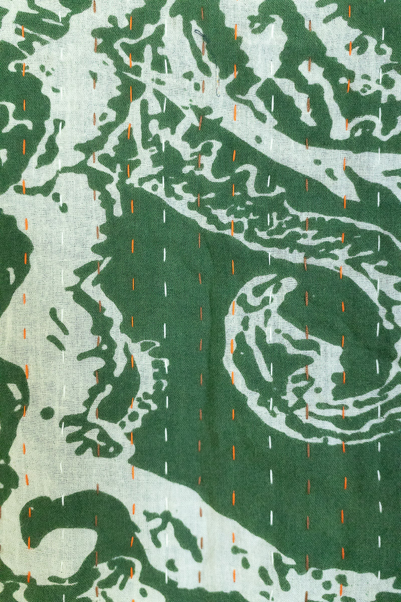 Chestnuts Kantha Christmas Throw