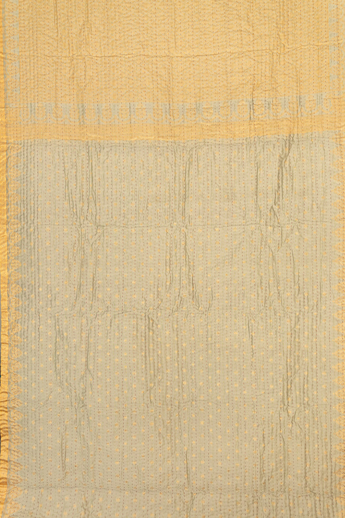 Kantha Silk Throw Blanket