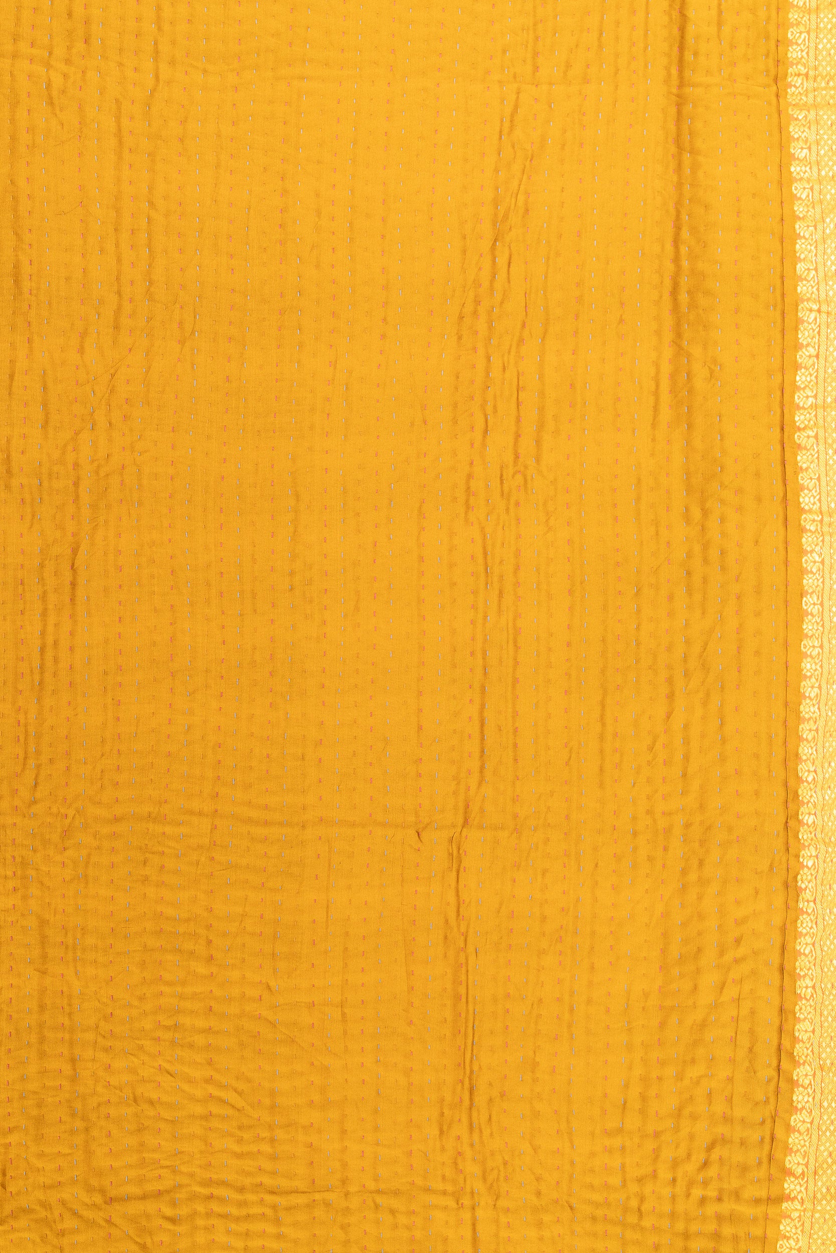 Clear Silk Blend Kantha Throw
