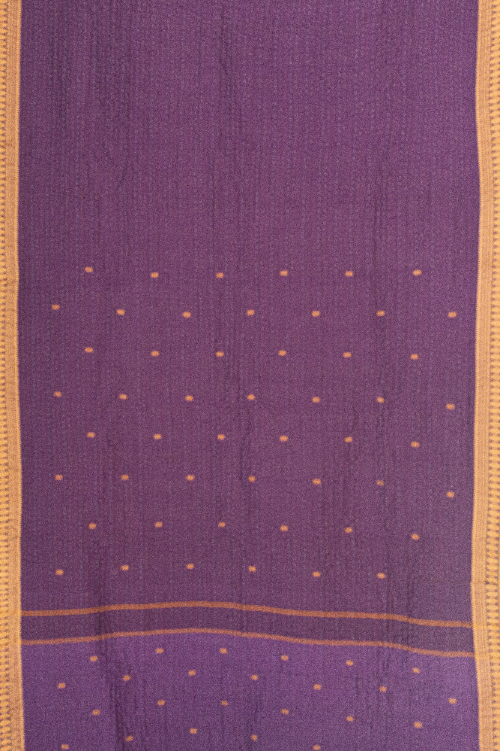 Clear Silk Blend Kantha Throw