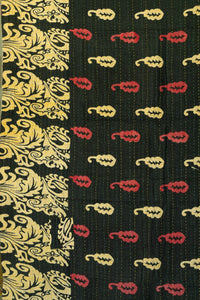 Clover Kantha Throw Blanket