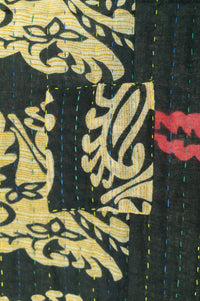 Clover Kantha Throw Blanket