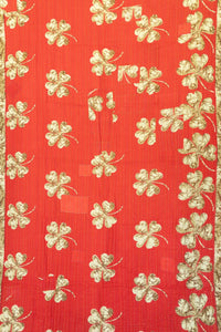 Clover Kantha Throw Blanket