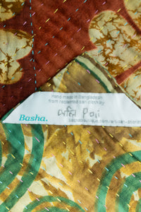 Clover Kantha Throw Blanket