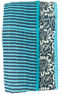 Compassion Kantha Throw Blanket