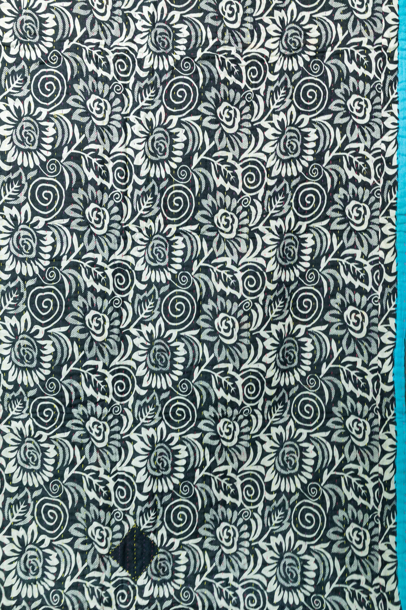 Compassion Kantha Throw Blanket