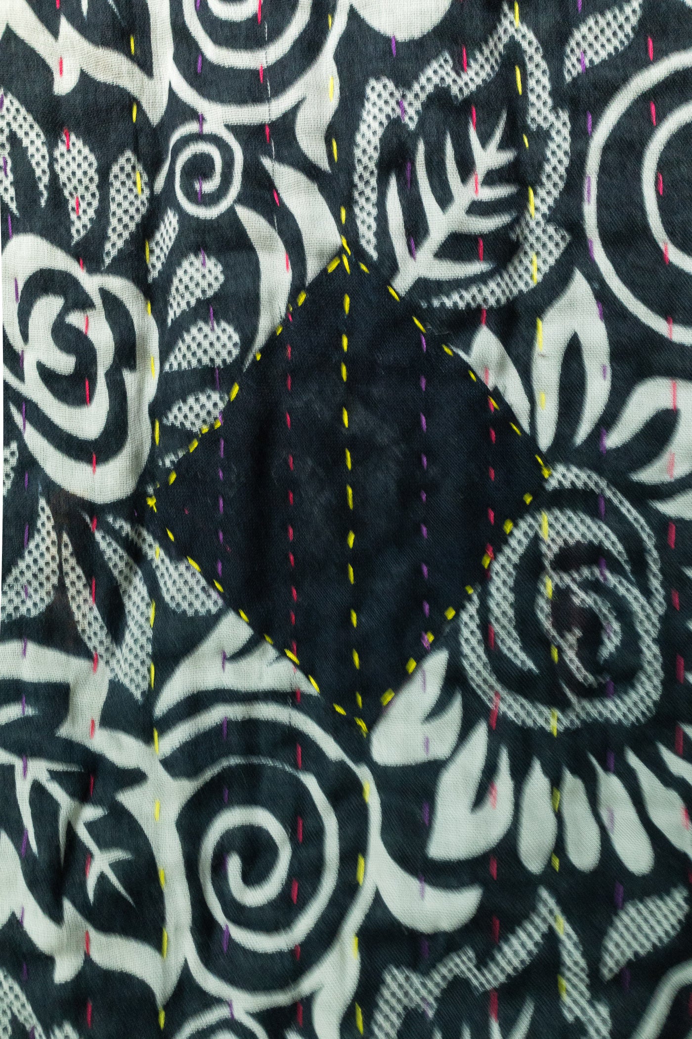 Compassion Kantha Throw Blanket
