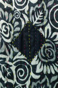 Compassion Kantha Throw Blanket