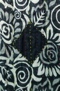 Compassion Kantha Throw Blanket