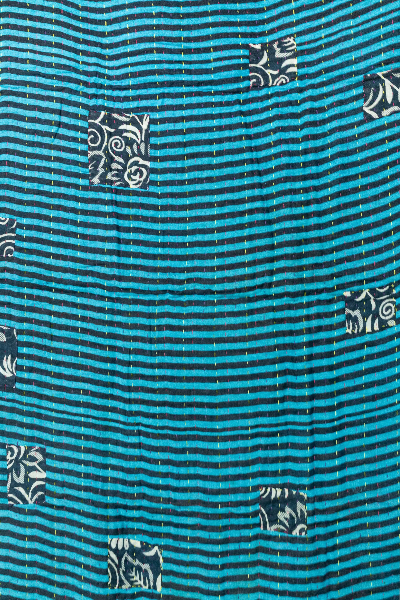Compassion Kantha Throw Blanket