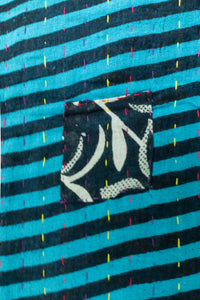 Compassion Kantha Throw Blanket