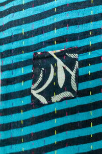 Compassion Kantha Throw Blanket