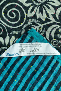 Compassion Kantha Throw Blanket