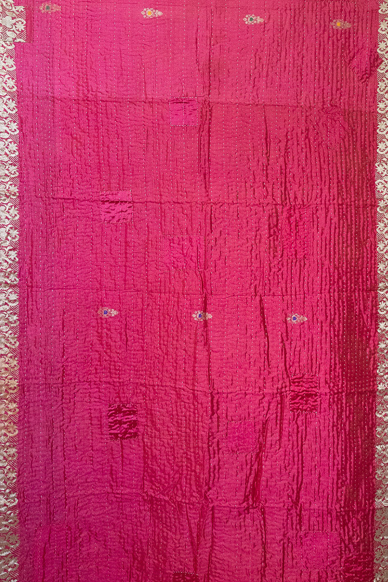 Constant Silk Blend Kantha Throw