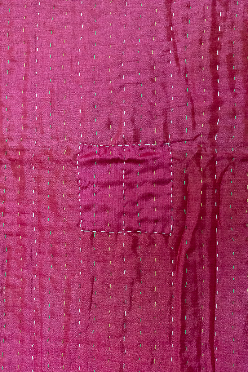 Constant Silk Blend Kantha Throw