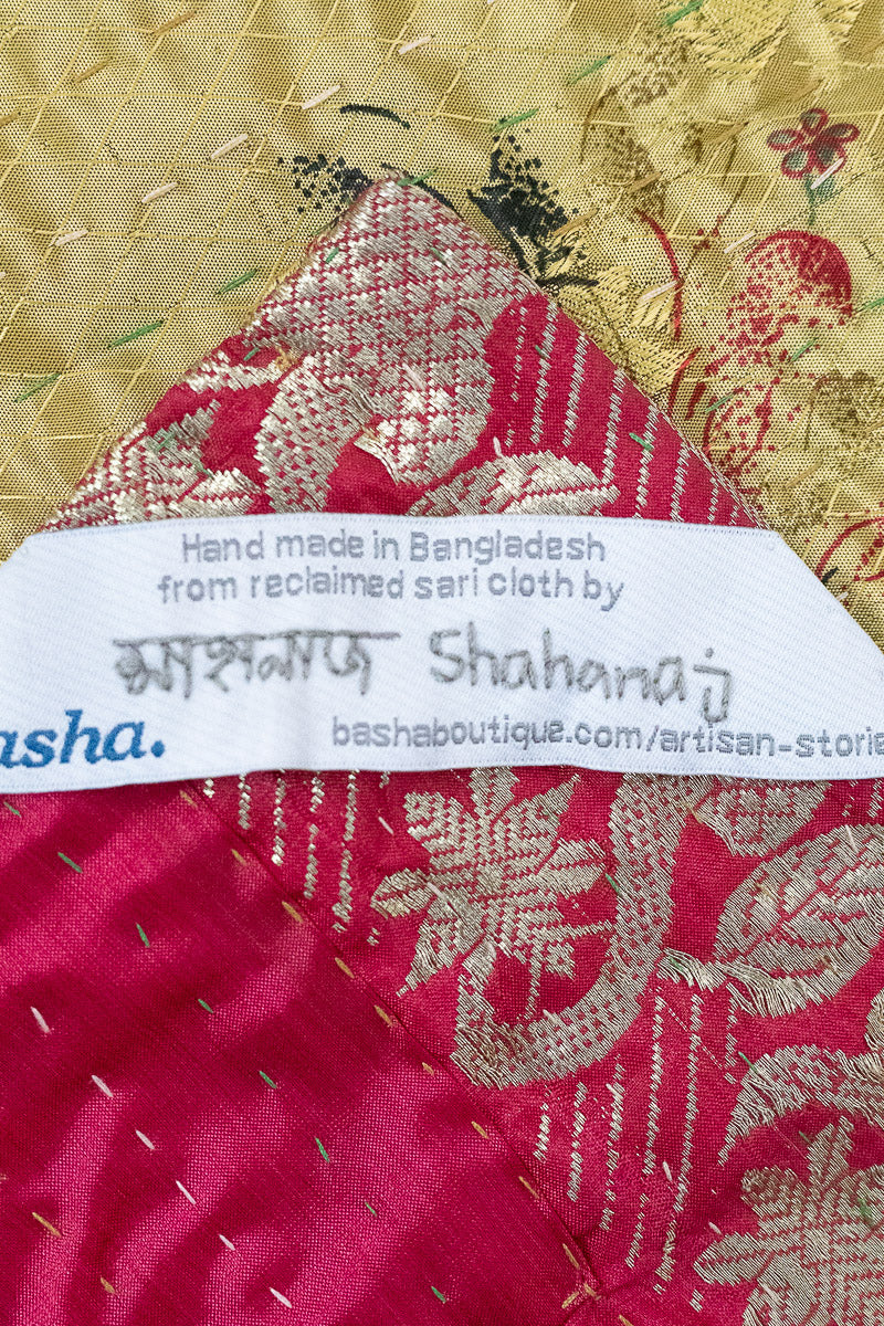 Constant Silk Blend Kantha Throw