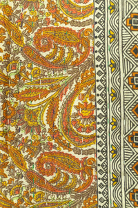 Cornucopia Silk Blend Kantha Throw Blanket