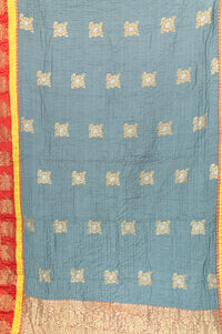 Cornucopia Silk Blend Kantha Throw Blanket