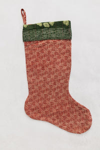 dignify Kantha Cotton Christmas Stocking No. 16