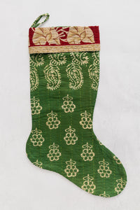 dignify Kantha Cotton Christmas Stocking No. 19