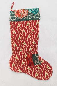 dignify Kantha Cotton Christmas Stocking No. 20