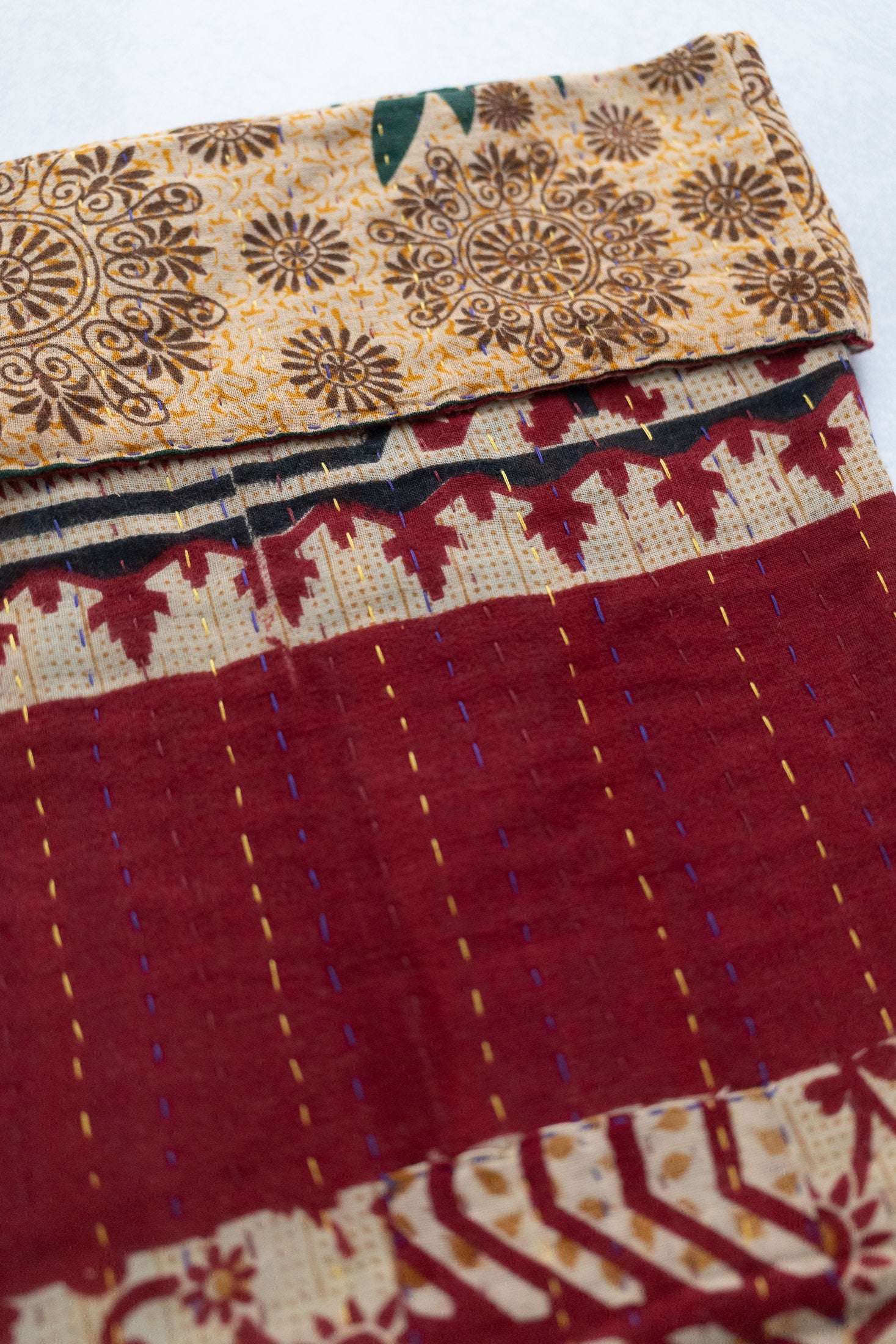 Kantha Holiday Stocking — Cotton No. 22