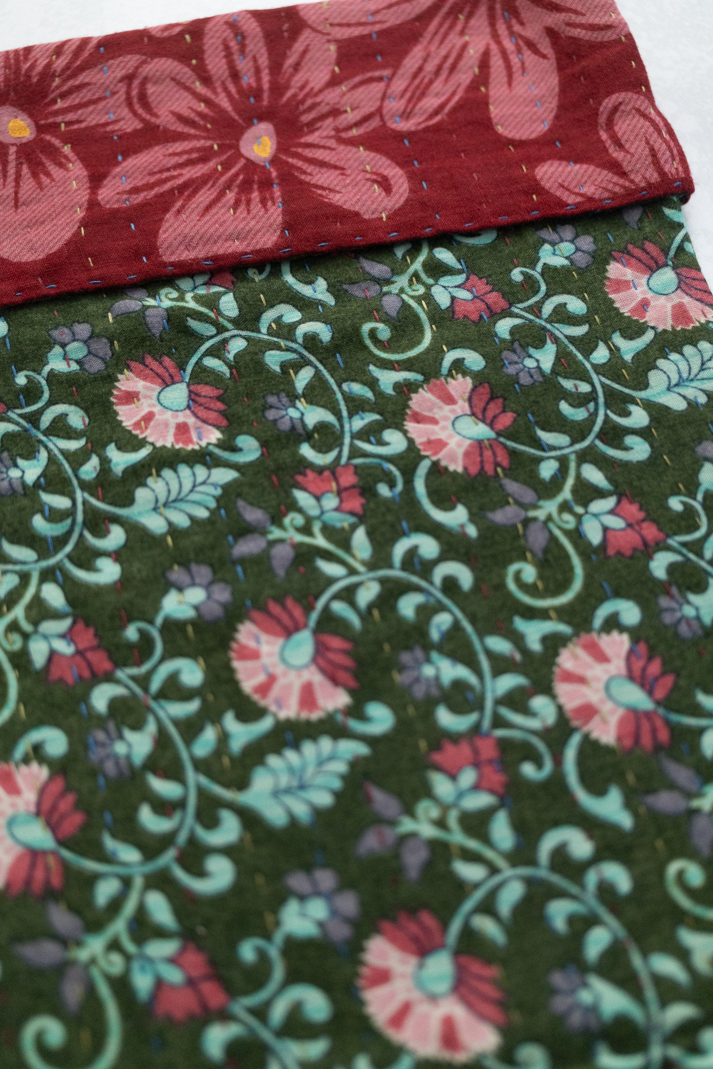Kantha Holiday Stocking — Cotton No. 23