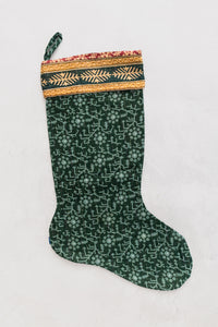dignify Kantha Cotton Christmas Stocking No. 24