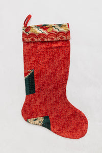 dignify Kantha Cotton Christmas Stocking No. 25