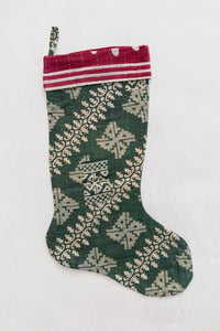 dignify Kantha Cotton Christmas Stocking No. 26