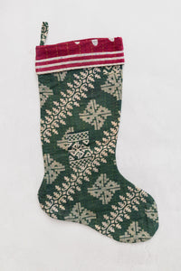 dignify Kantha Cotton Christmas Stocking No. 26